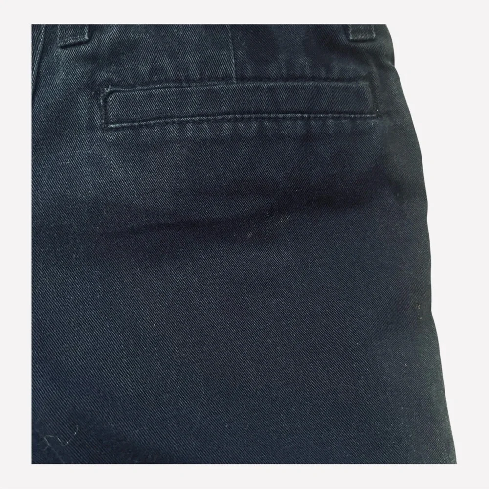 Cherokee casual cargo navy blue shorts Boys 6 side back pockets cotton blend zip